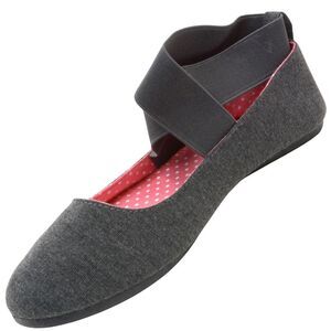 Alpine Swiss Peony Womens Ballet Flats Elastic Ankle Strap Shoes Slip On Loafers